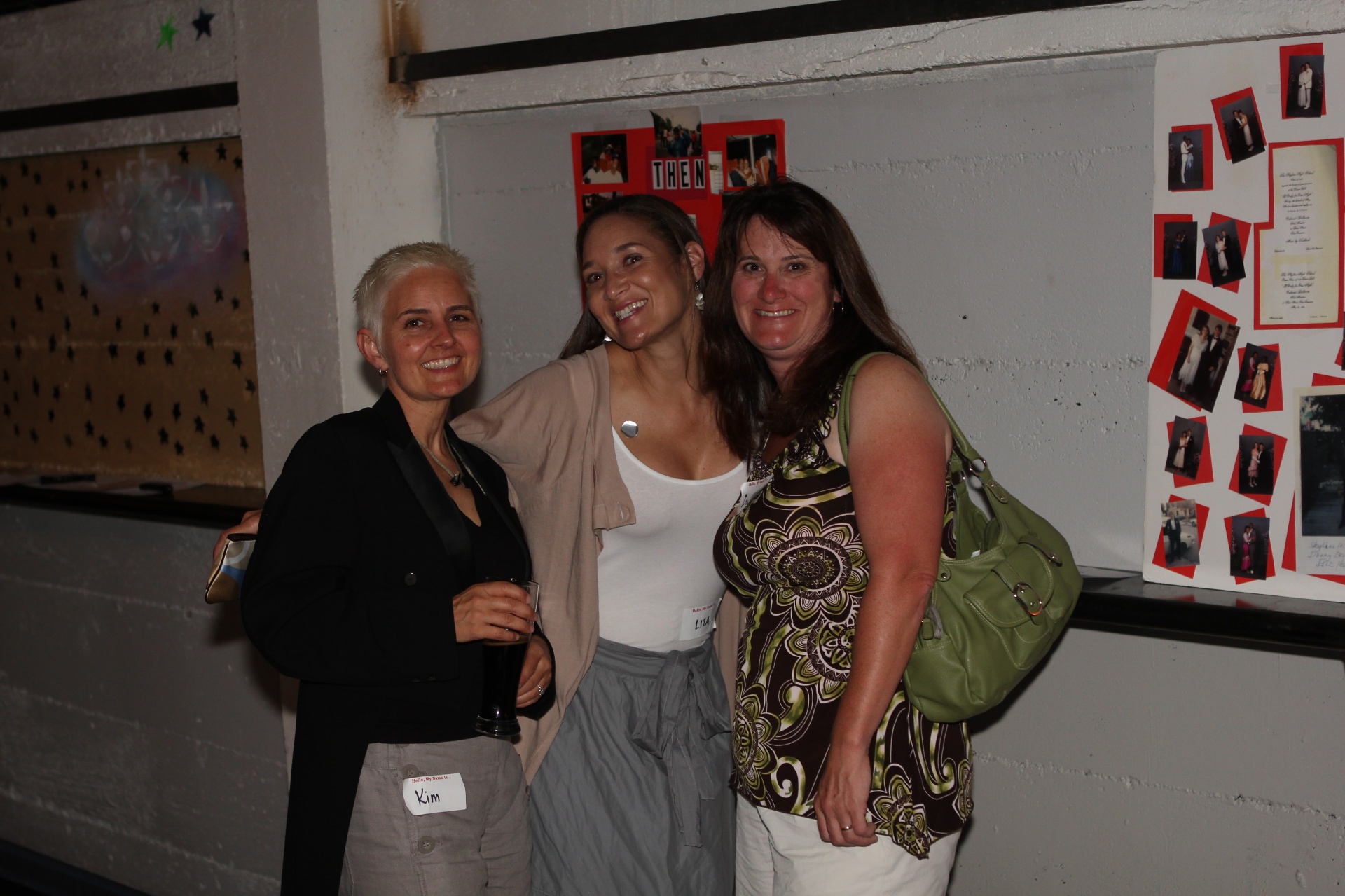 Classmates at the 25th reunion